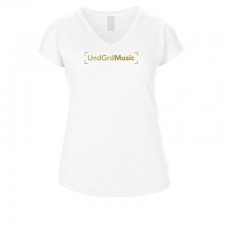 T-Shirt Or IW - “UGM” - Femme Col V